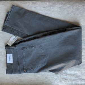 H&M Gray denim skinny jeans size 34 NWT